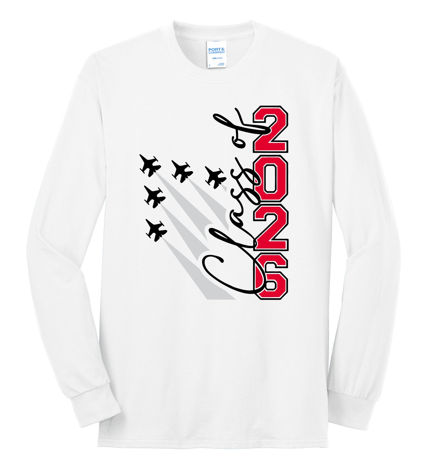 UL Senior '26 Long Sleeve Shirt WHITE