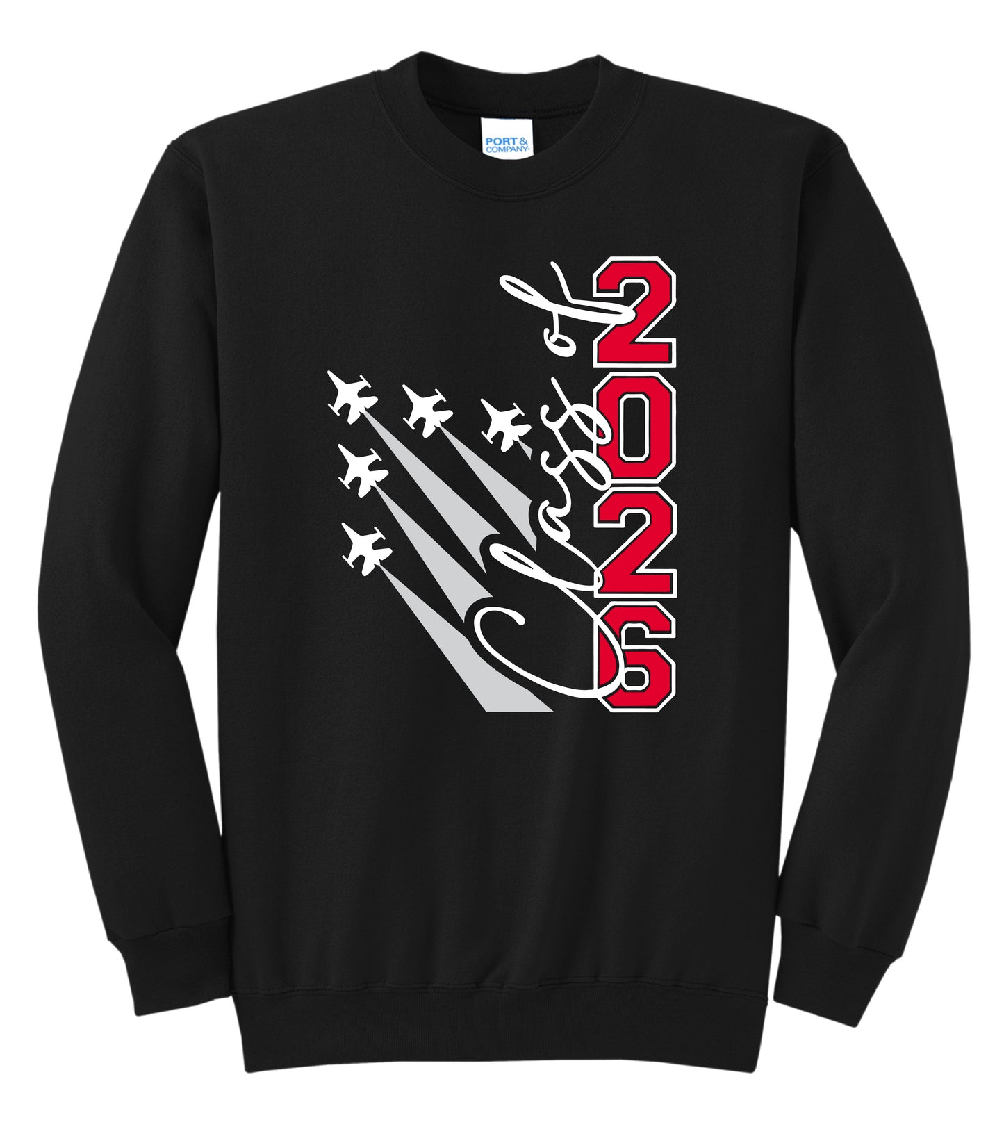 UL Senior '26 Crewneck Sweatshirt BLACK