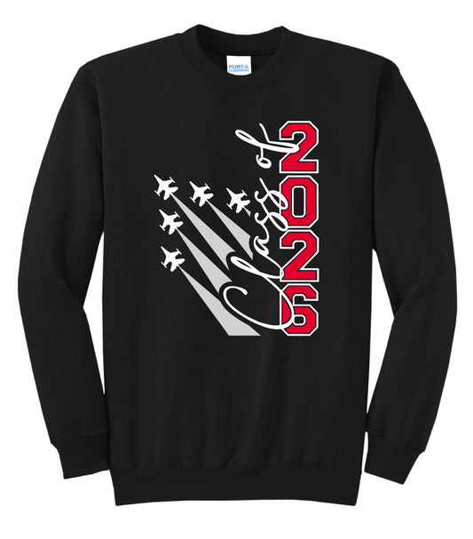 UL Senior '26 Crewneck Sweatshirt BLACK