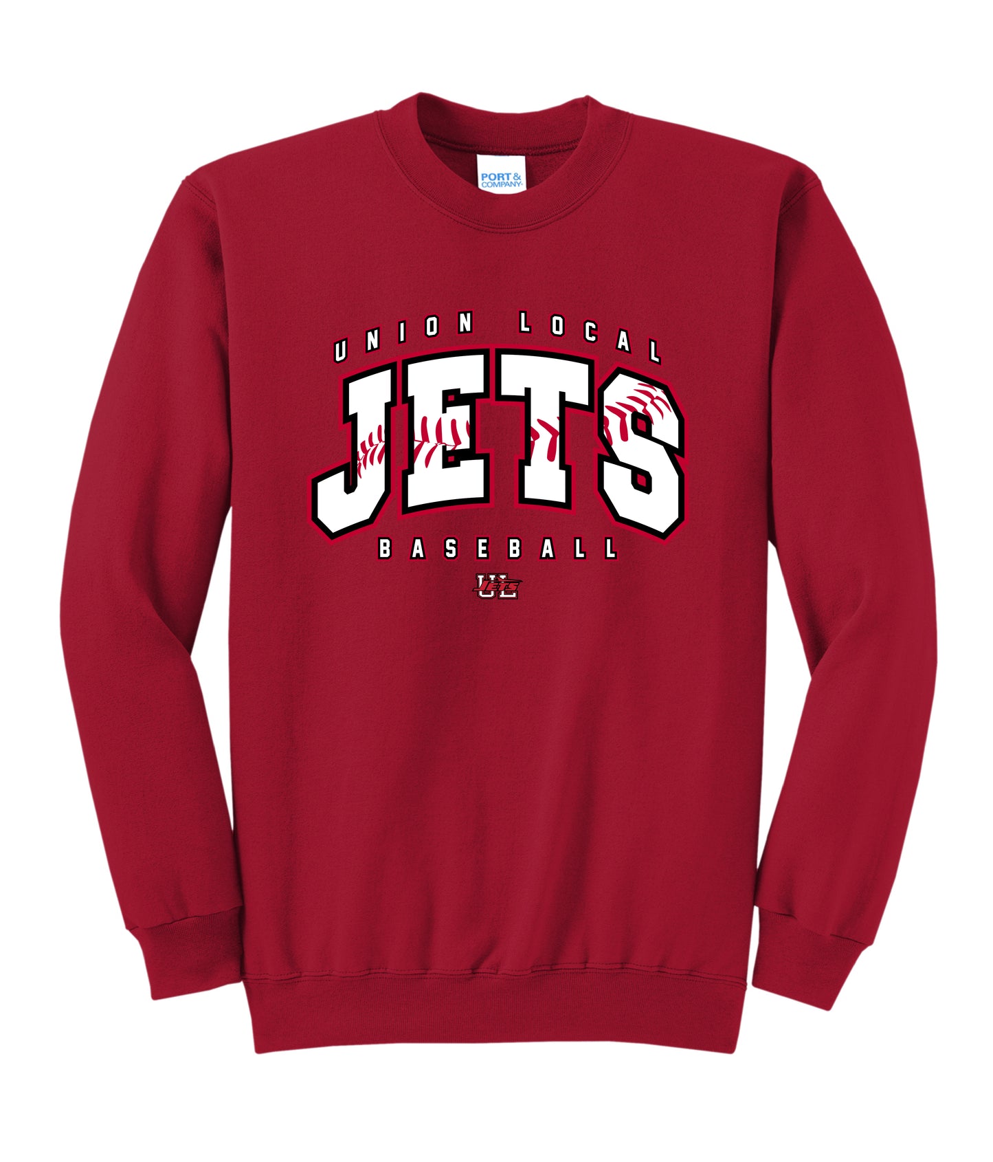 UL Jets Baseball Crewneck