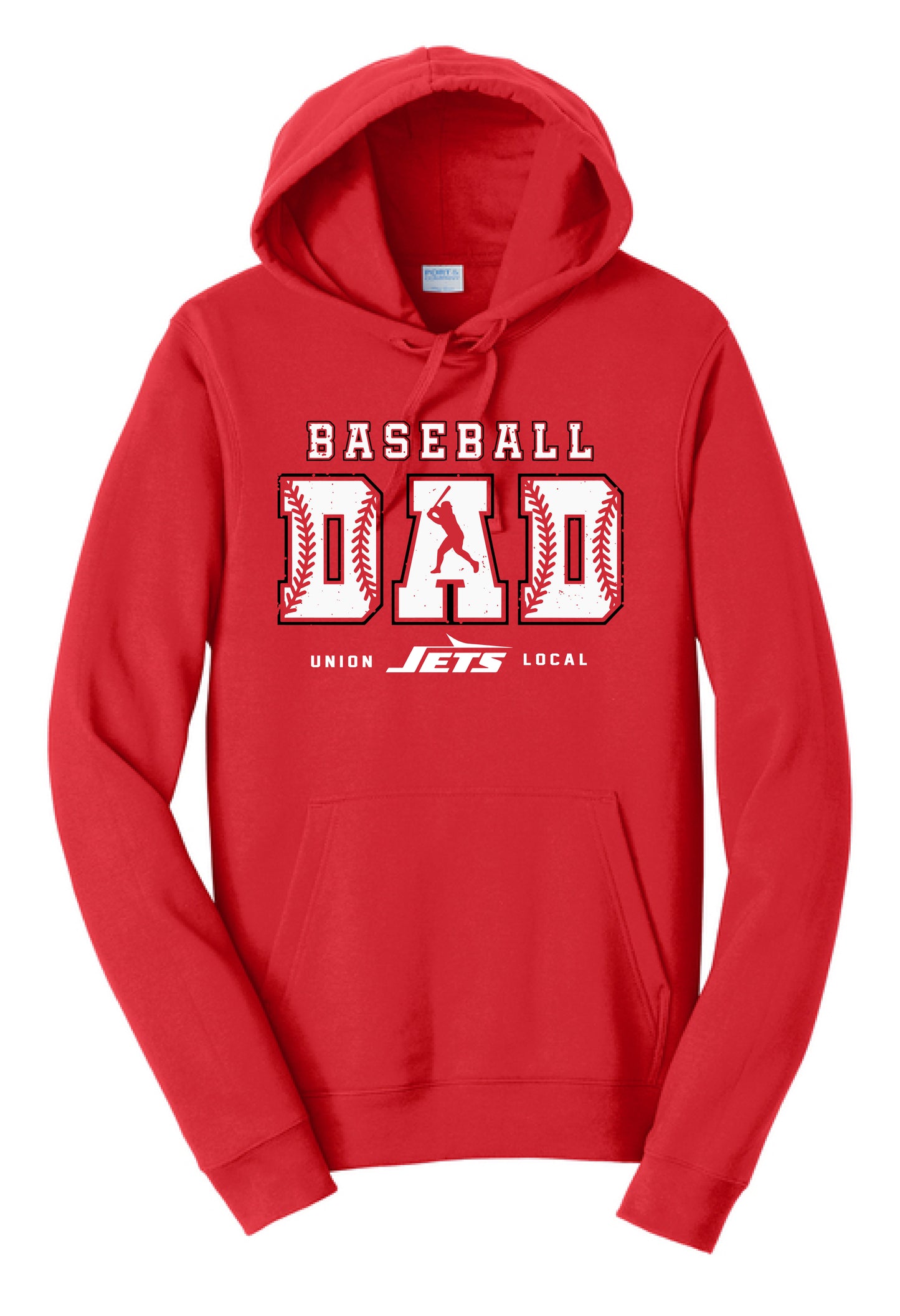 UL Jets Baseball DAD Fleece Hoodie